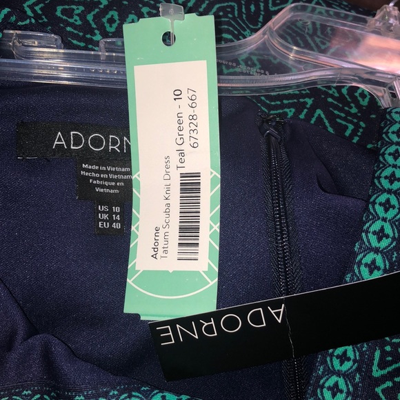 Adornetatum Scuba Knit Dress 